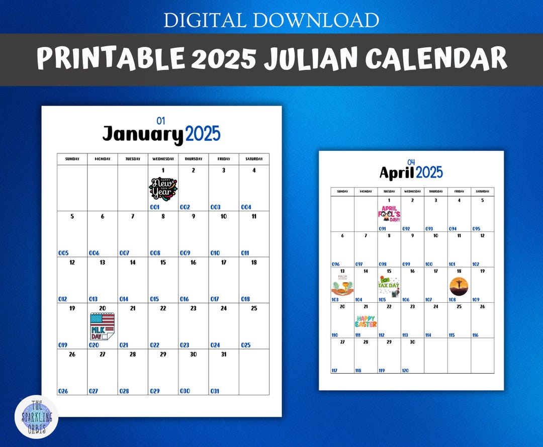 2025 Printable Julian Calendar 8.5 X 11 in Government and Military Calendar Calendar With Holidays and Images PDF - Etsy 2025-printable-julian-calendar-8-5-x-11-in-government-and-military-calendar-calendar-with-holidays-and-images-pdf-etsy