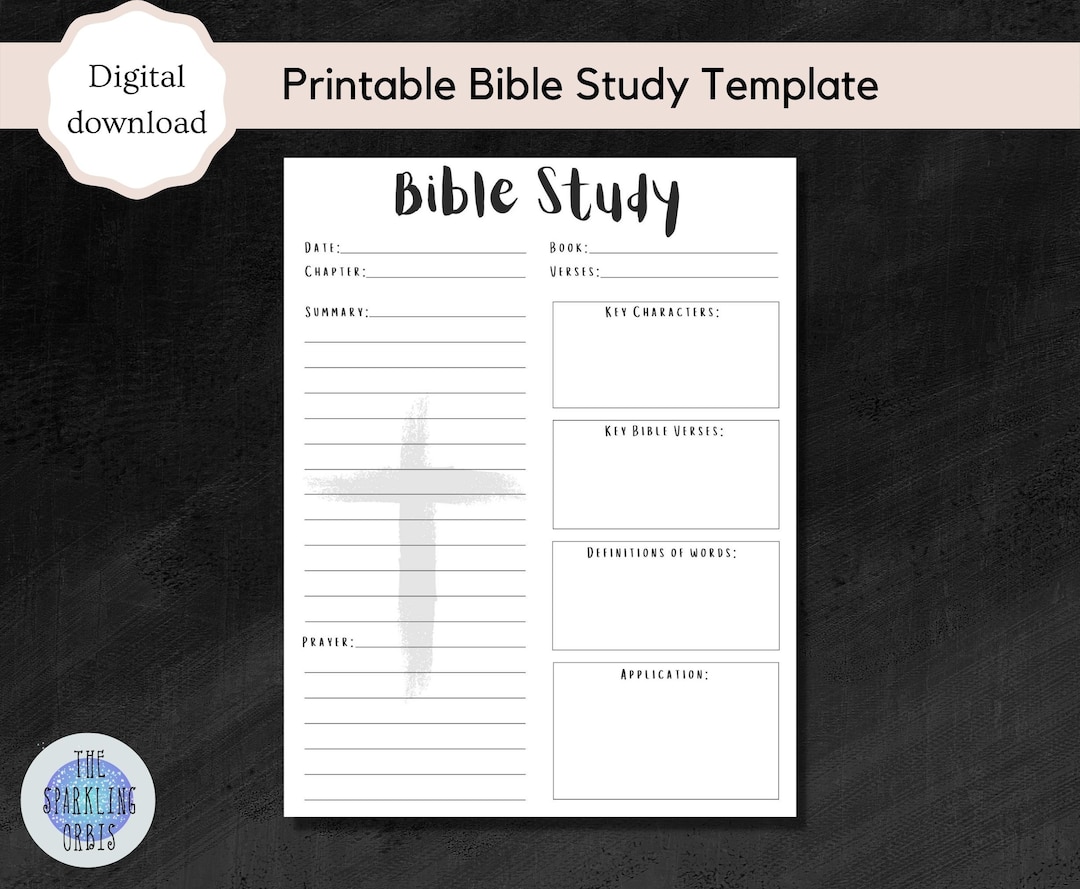 Printable Bible Study Template - Il 1080xN.4390071625 1zbb 