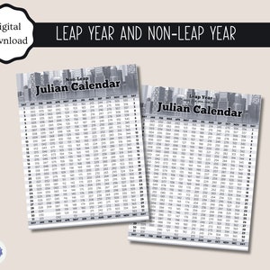 Julian Calendar | Military | Government |digital Download | Printable ...