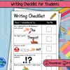 K-2 Writing Checklist Poster for the Classroom - Etsy