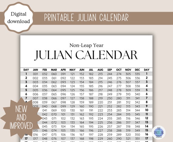 Day Calendar 2021 Julian Date Conversion Chart 50 Julian Date