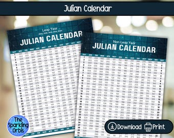 Julian Calendar Which Day Of Year Printable Julian Calendar: Leap