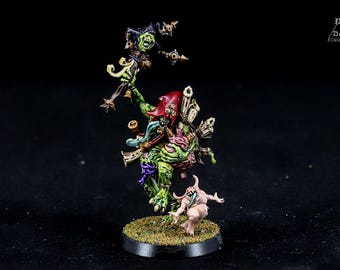 Sloppity Bilepiper - Chaos Daemons - Pro Painted Warhammer 40K Miniatures **COMMISSION**