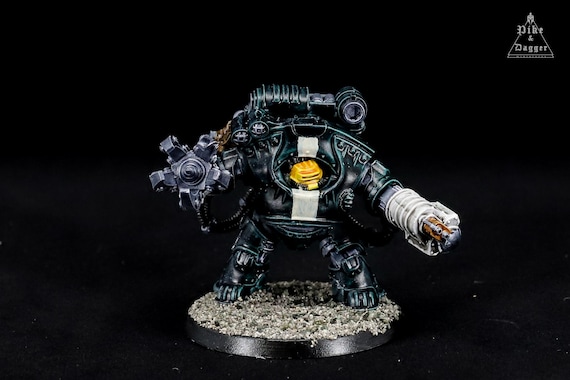 Warhammer 40k エラディケーター Vartijan Exo-driller - Ironhead Squat Prospectors - Pro Painted