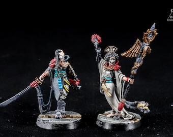 House Ty Onmyodo Coven - Hired Guns - Pro Painted Necromunda Miniatures **COMMISSION**