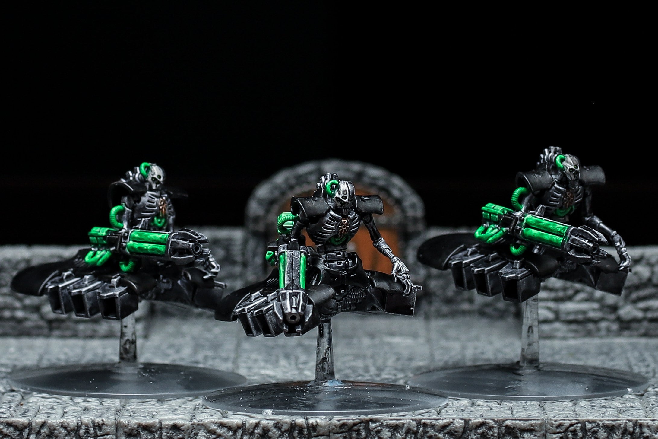 Warhammer 40K Necron Destroyer Squadron - Miniatures Set For Tabletop Gaming