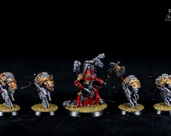 Magos Macrotek Enginseer with Servo-Automata - Cult Mechanicum - Pro Painted Horus Heresy Miniatures **COMMISSION**
