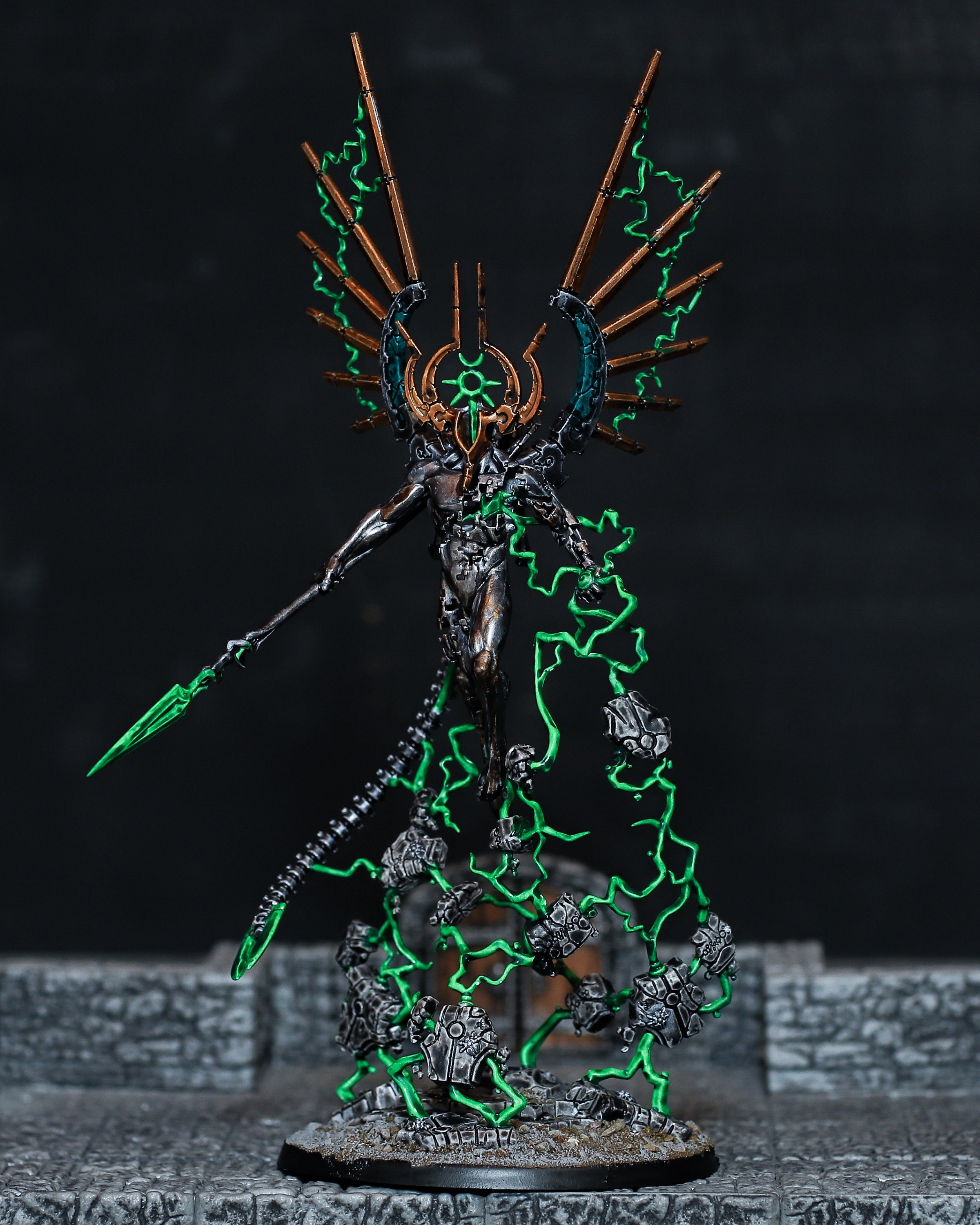 C'tan Shard of the Void Dragon - Necrons - Pro Painted