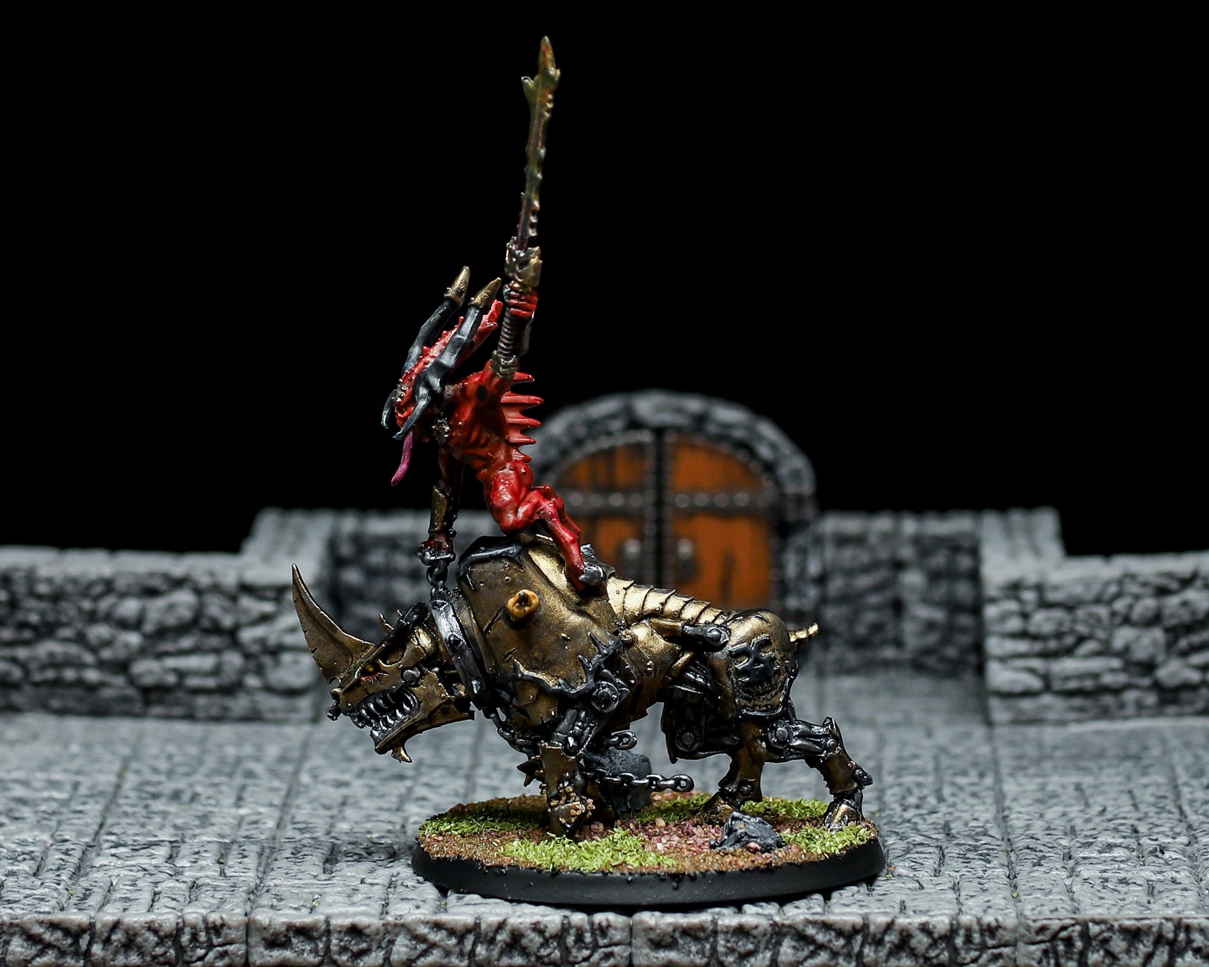 Skullmaster, Herald of Khorne on Juggernaut - Chaos Daemons - Pro