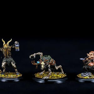 Wild Things - Fauns - Pro Painted Moonstone Miniatures **COMMISSION**