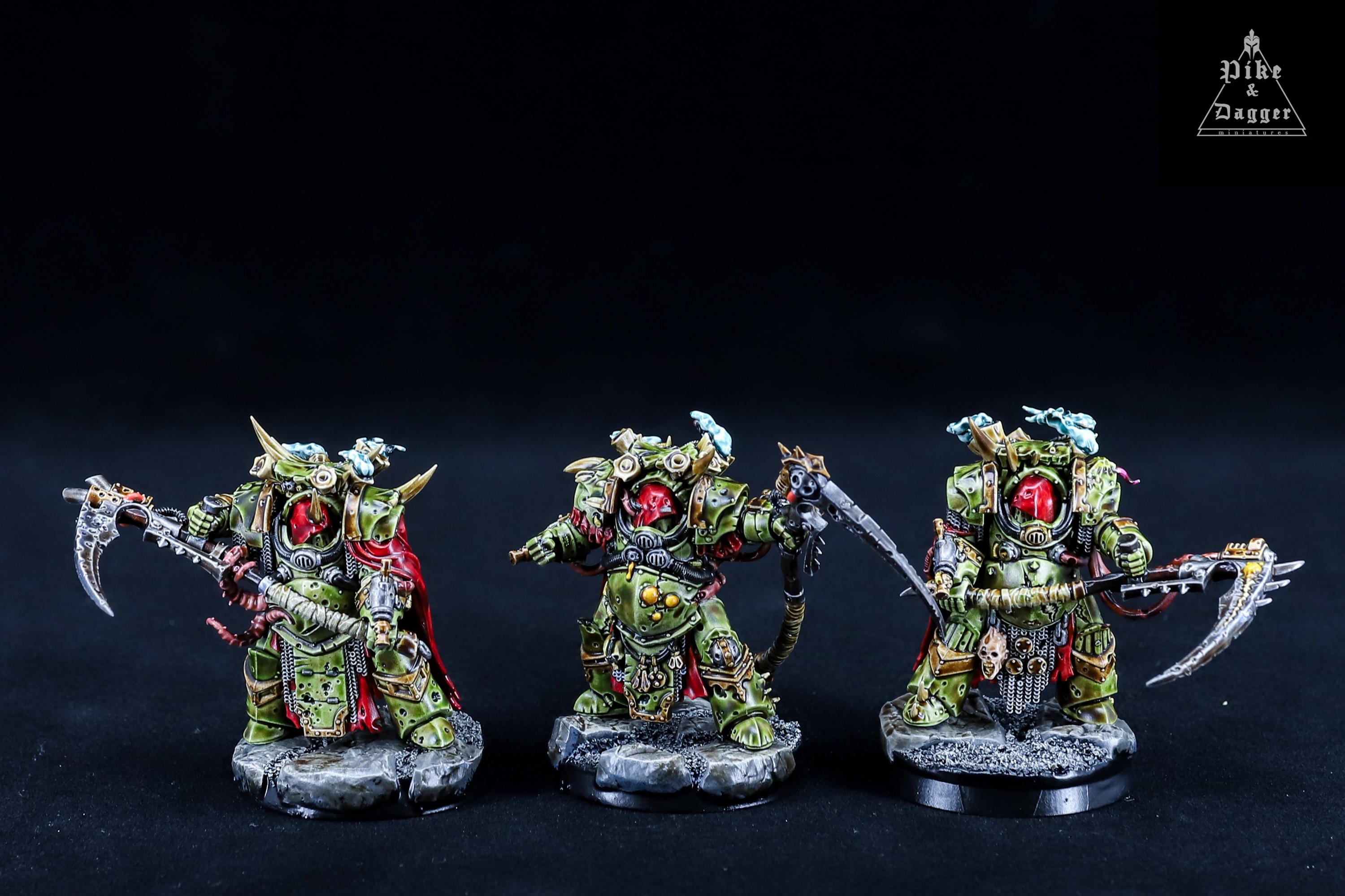Deathshroud Bodyguard - Death Guard - Pro Painted Warhammer 40K
