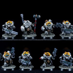 Ironhead Squat Prospectors Gang - Ironhead Squat Prospectors - Pro Painted Necromunda Miniatures **COMMISSION**