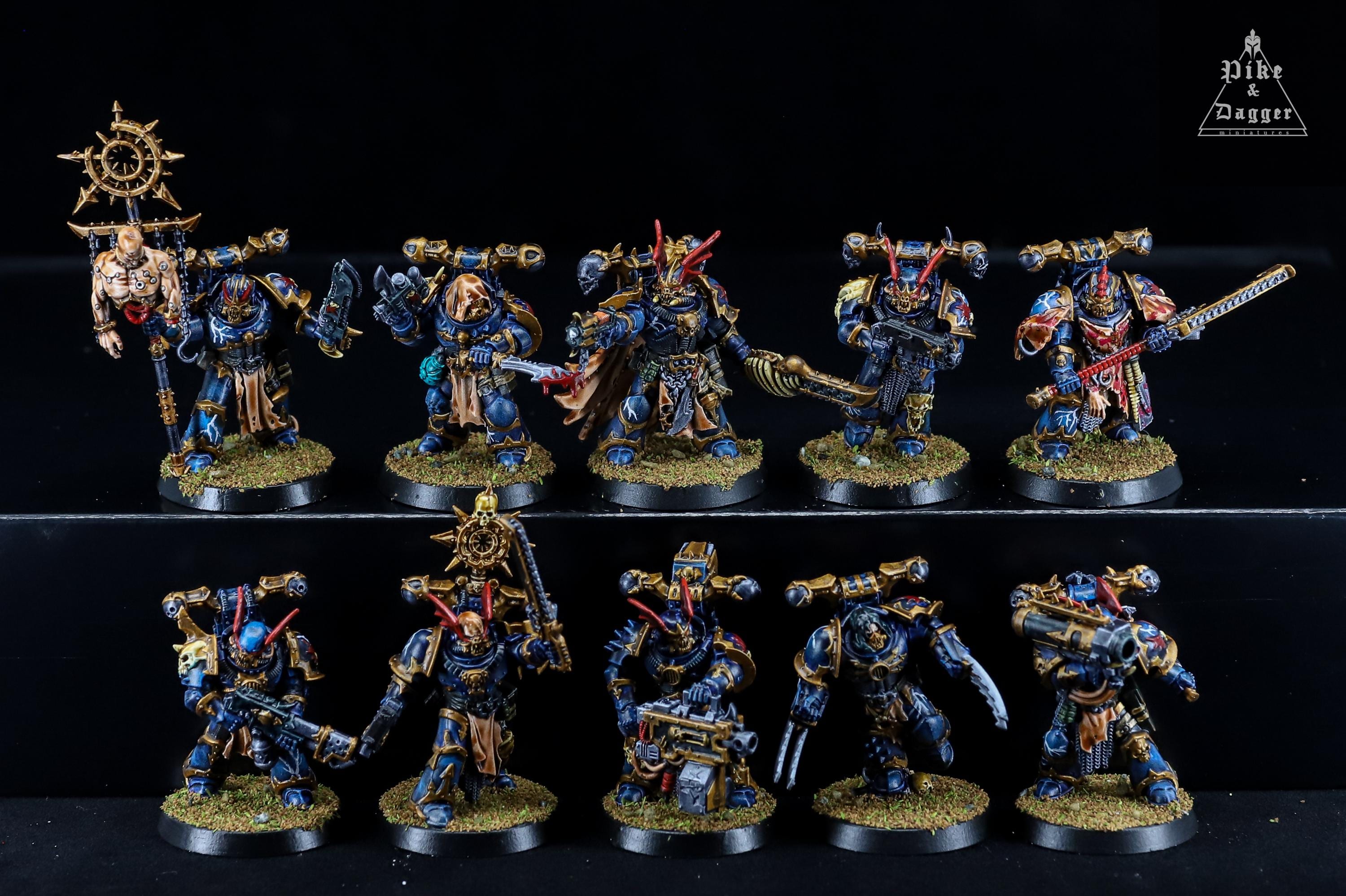 Kill Team: Nemesis Claw - Chaos Space Marines - Pro Painted