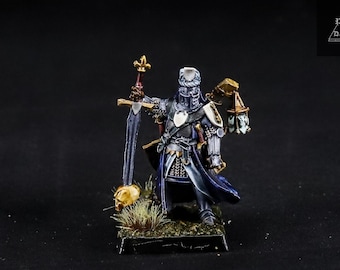 Questing Knight Paladin with Great Weapon - Kingdom of Bretonnia - Pro Painted Warhammer: the Old World Miniatures **COMMISSION**