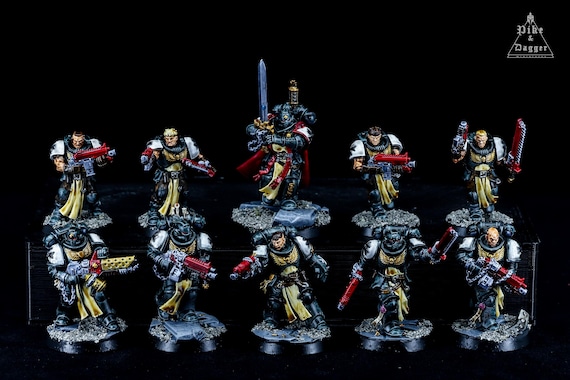 Foglio Di Trasferimenti Black Templar Per Warhammer 40k, Primaris Space Marine, Decals Sword Brethren, 2021
