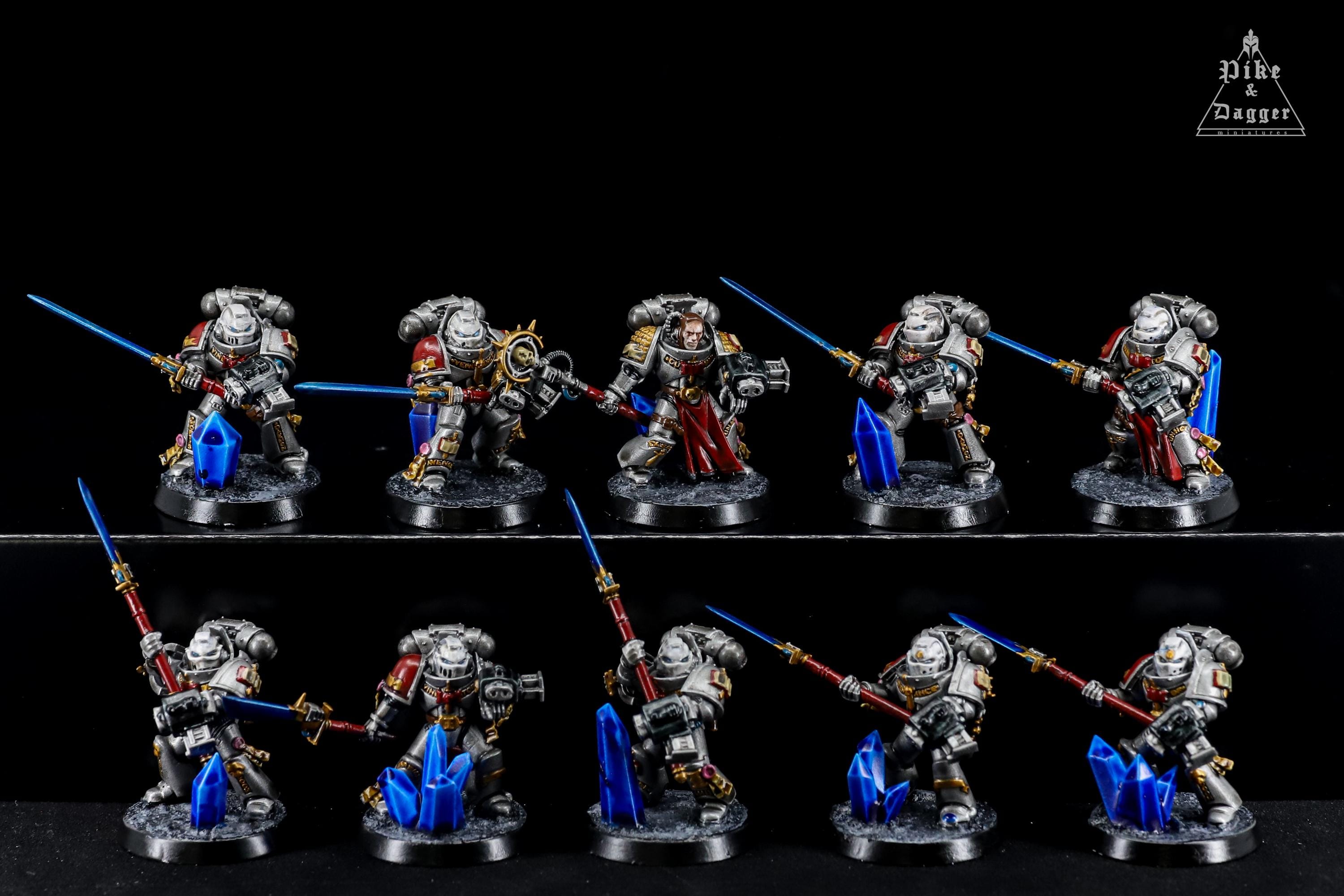 ウォーハンマー 40K スペースマリーン グレイ ナイト 塗装済み セット ウォーハンマー 40K スペースマリーン グレイ ナイト 塗装済み セット