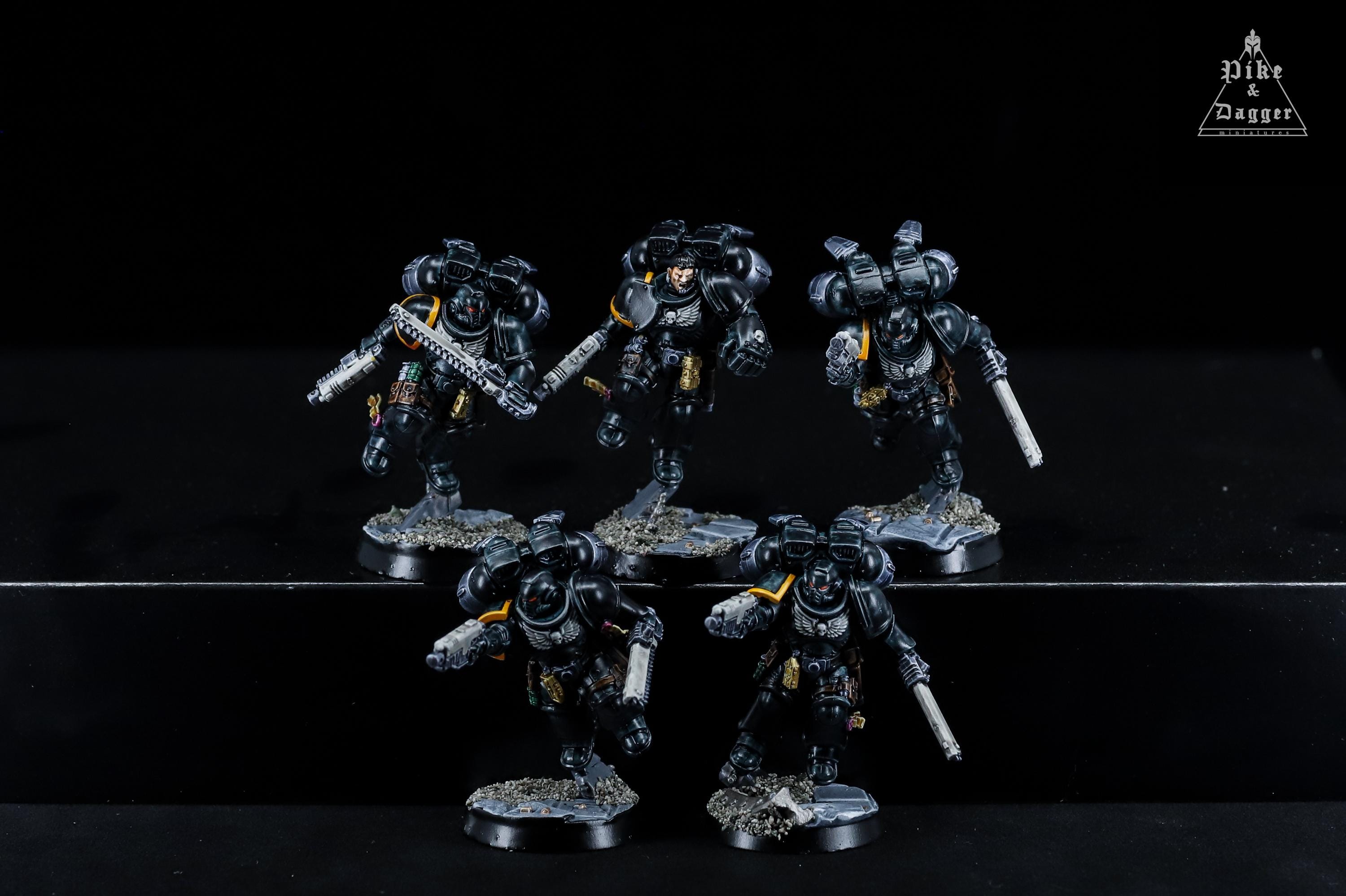 Jump Pack Intercessors - Space Marines - Pro Painted
