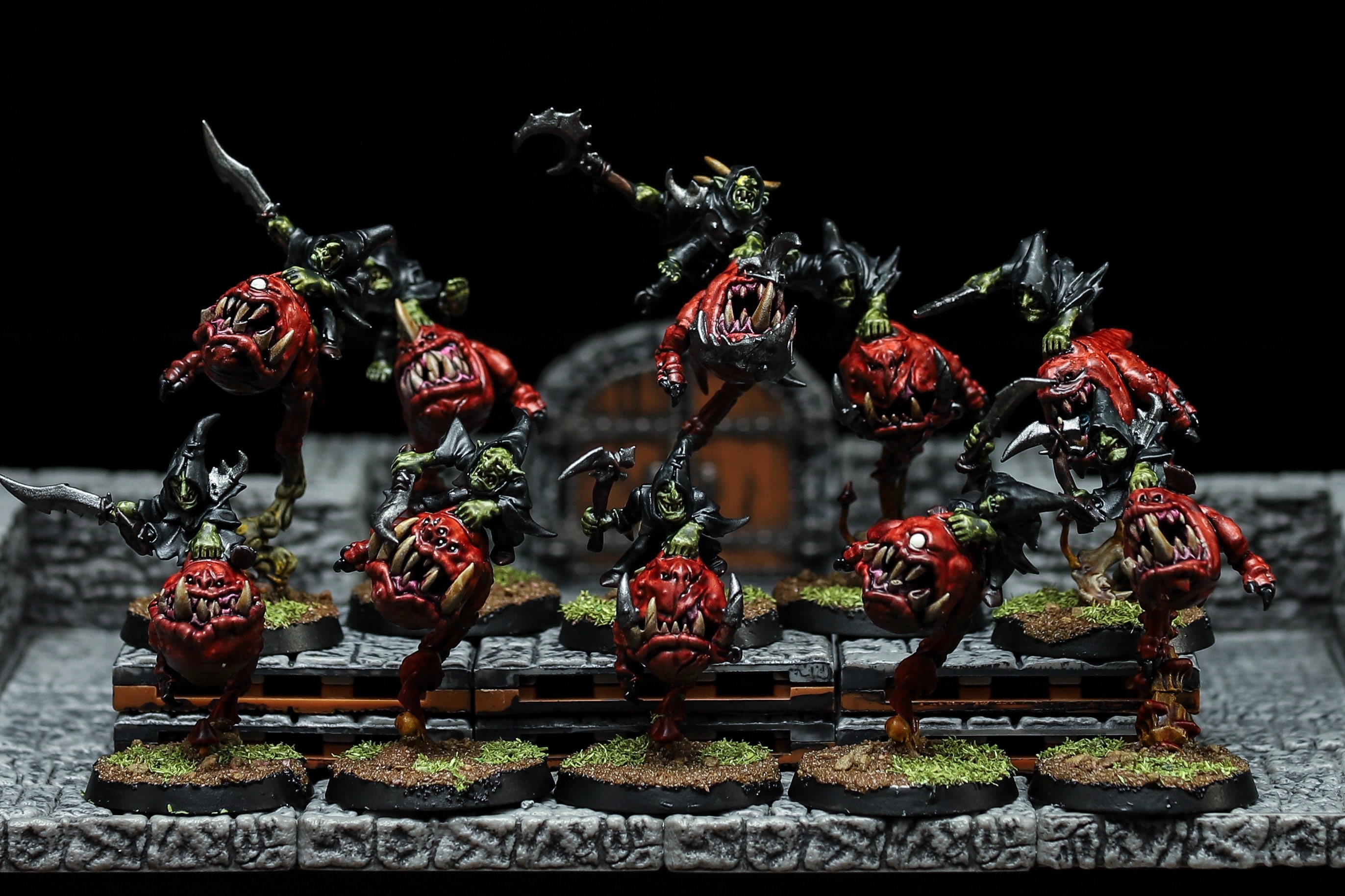Squig Hoppers - Gloomspite Gitz - Pro Painted Warhammer: Age of