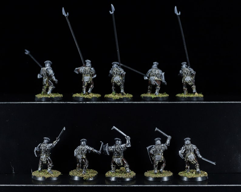 Uruk Hai Warriors - Isengard - Pro Painted Lord of the Rings Miniatures ...