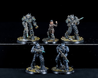 Enclave Core Box - The Enclave - Pro Painted Fallout: Wasteland Warfare Miniatures **COMMISSION**