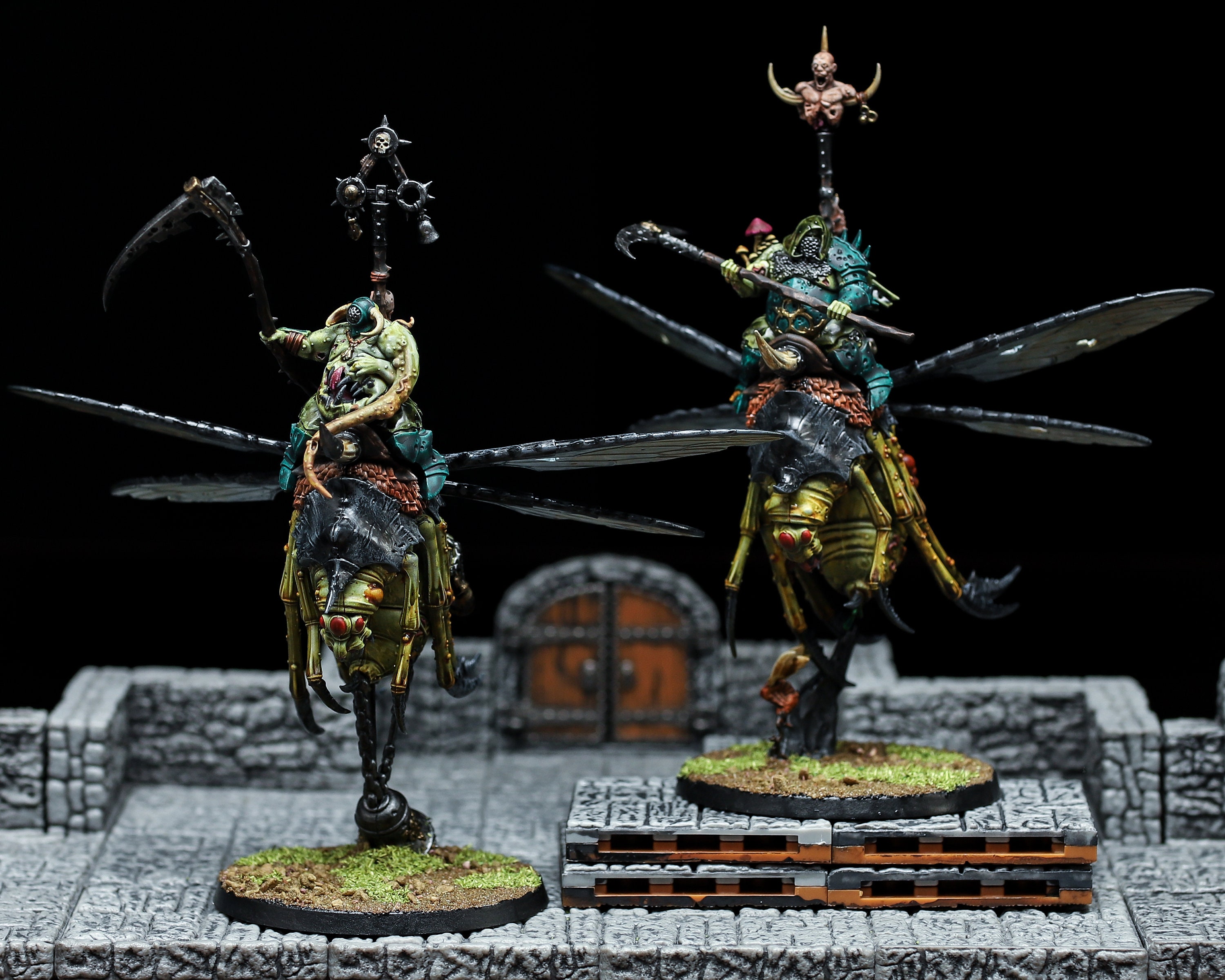 2 Pusgoyle Blightlords – Unità Maggotkin Di Nurgle – Warhammer Age Of Sigmar – Games Workshop Nuovo
