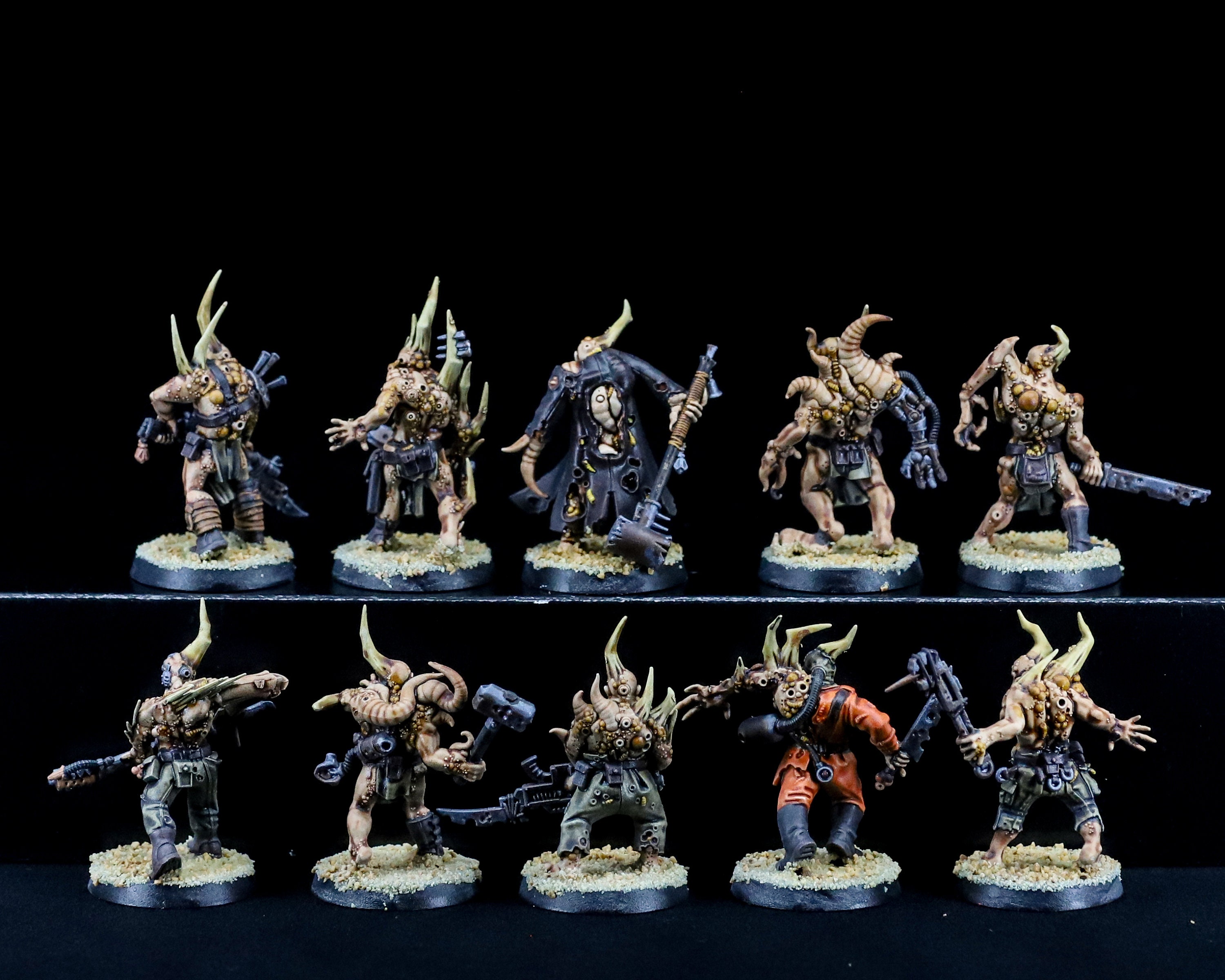 Poxwalkers - Death Guard - Pro Painted Warhammer 40K Miniatures