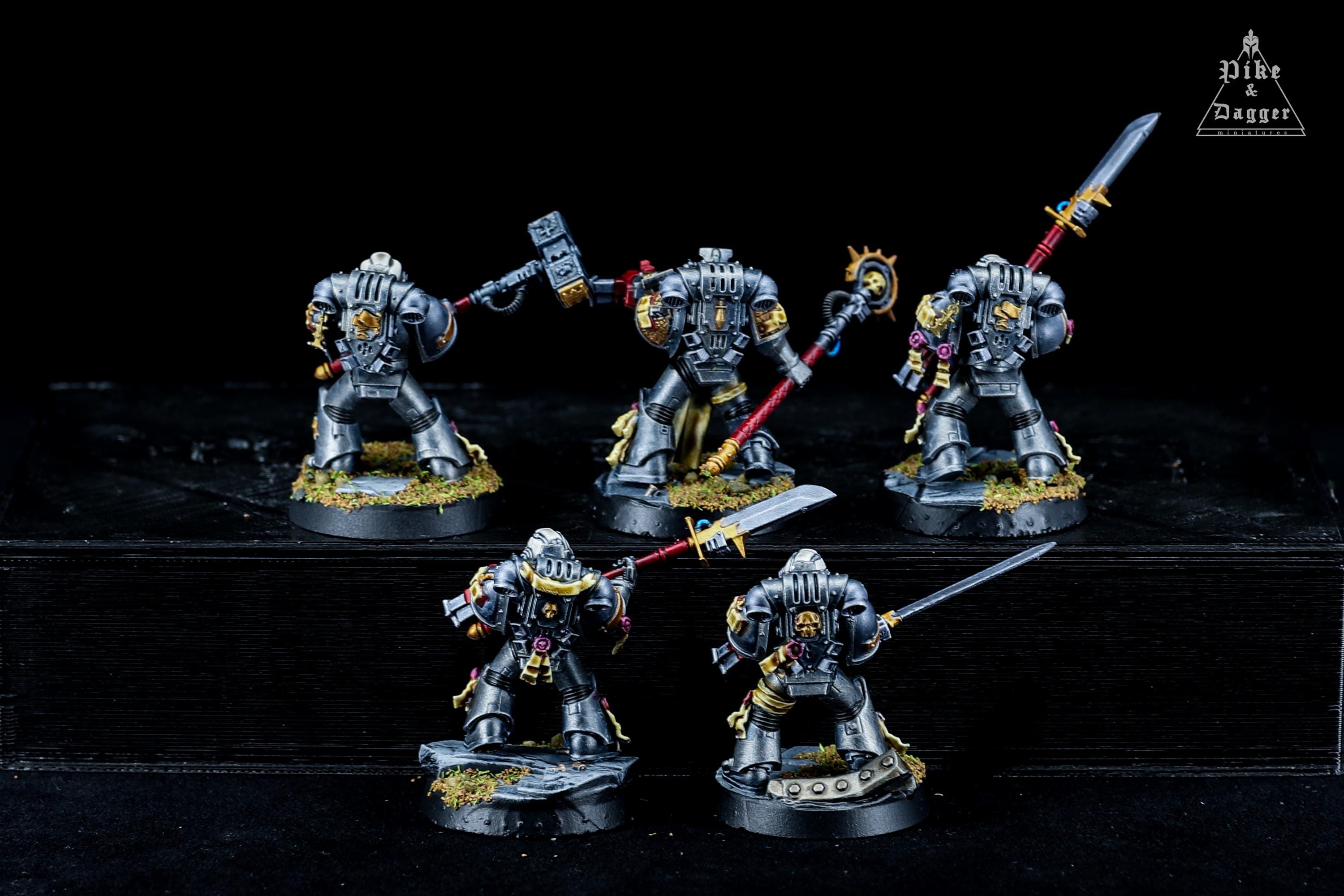 ウォーハンマー 40K スペースマリーン グレイ ナイト 塗装済み セット ピュリファイアー部隊 - スペースマリーン：グレイナイト - プロ