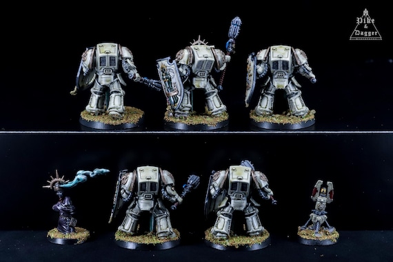 M*i様 ウォーハンマー Deathwing Knights Warhammer JT WH 40K Dark Angels Deathwing Knight Mace 2 1:18 Figure
