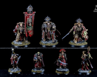 Captain Titus and the Wardens of Ultramar - Space Marines: Ultramarines Pro Painted Warhammer 40K Miniatures **COMMISSION**