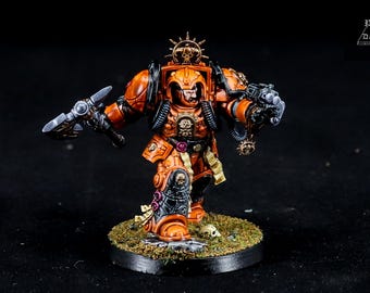 Librarian in Terminator Armour - Space Marines - Pro Painted Warhammer 40K Miniatures **COMMISSION**