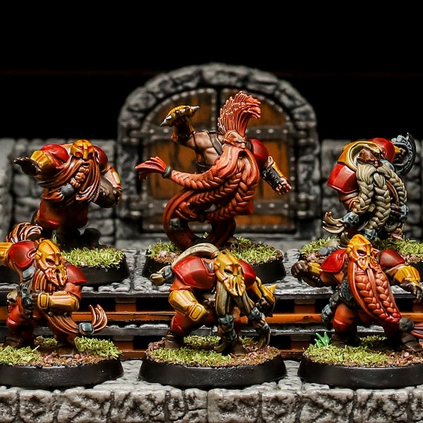 Dwarf Miniature Blood Bowl - Etsy