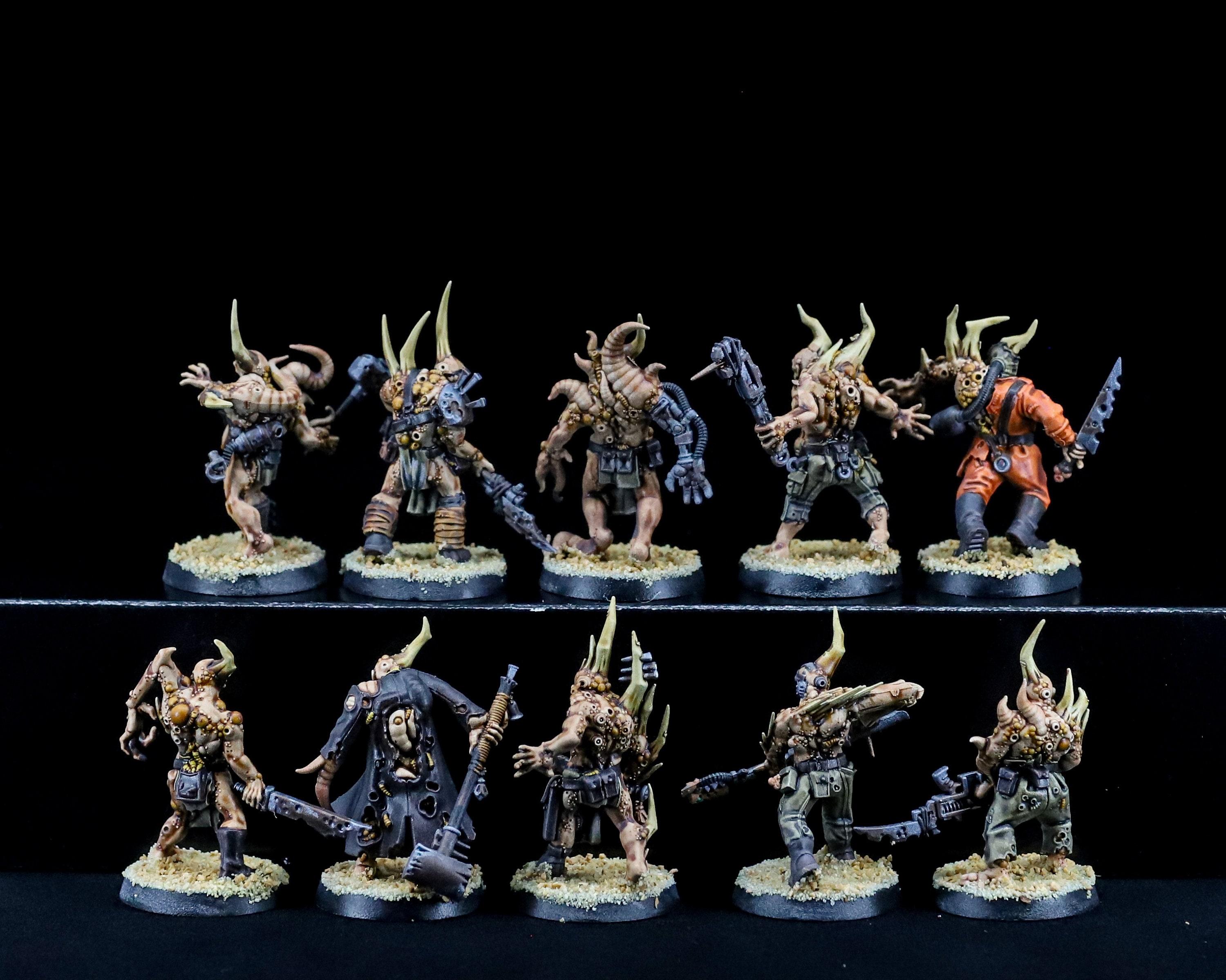 Poxwalkers - Death Guard - Pro Painted Warhammer 40K Miniatures