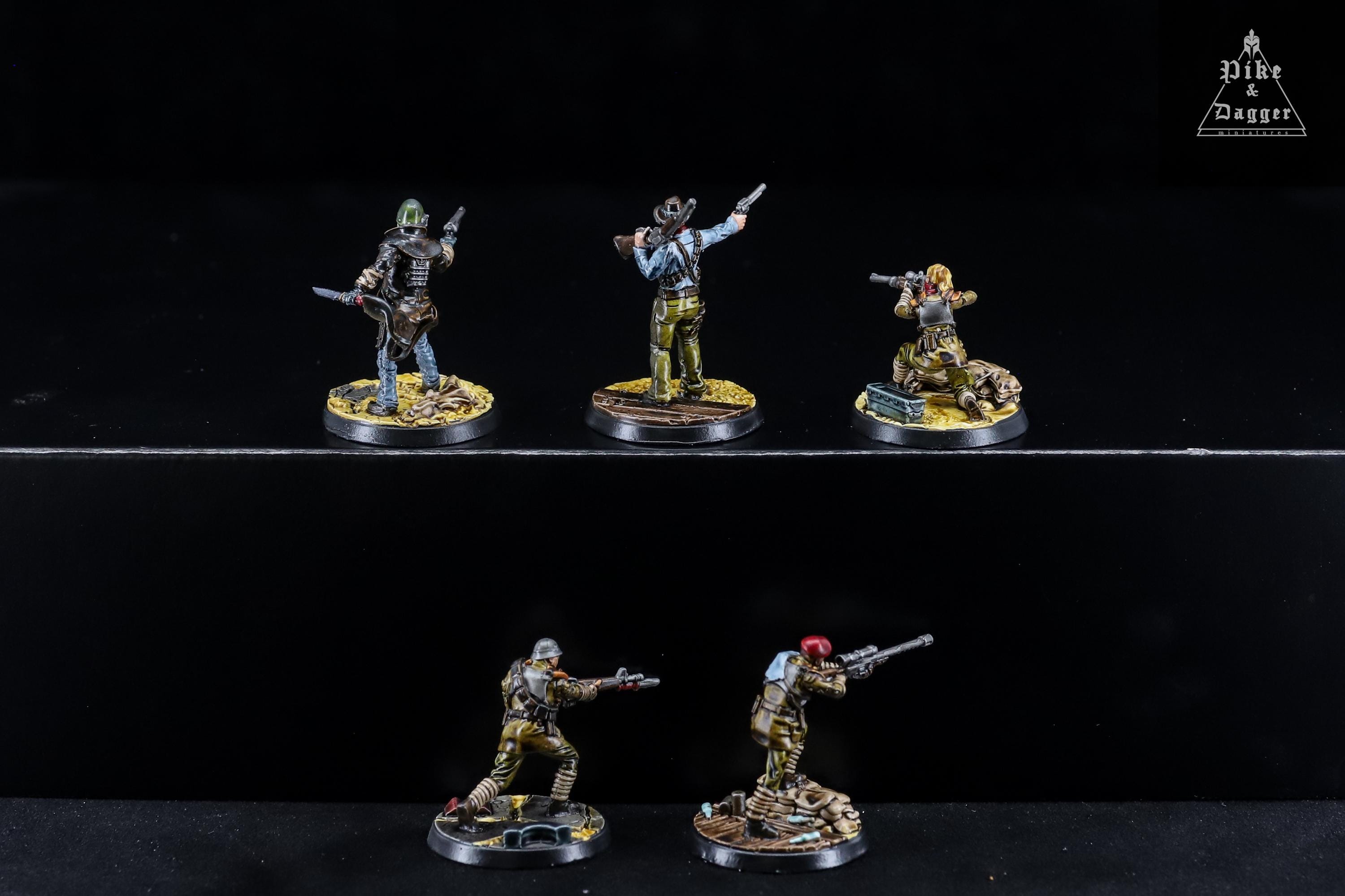 Ranger Patrol - NCR - Pro Painted Fallout: Wasteland Warfare
