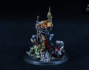 Marshal Helbrecht - Black Templars - Warhammer 40K - Miniature Peinte