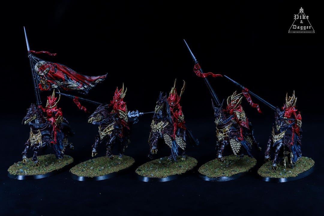 ハ*ン様 WARHAMMER SOULBLIGHT Blood Knights - Soulblight Gravelords - Pro Painted Warhammer Age