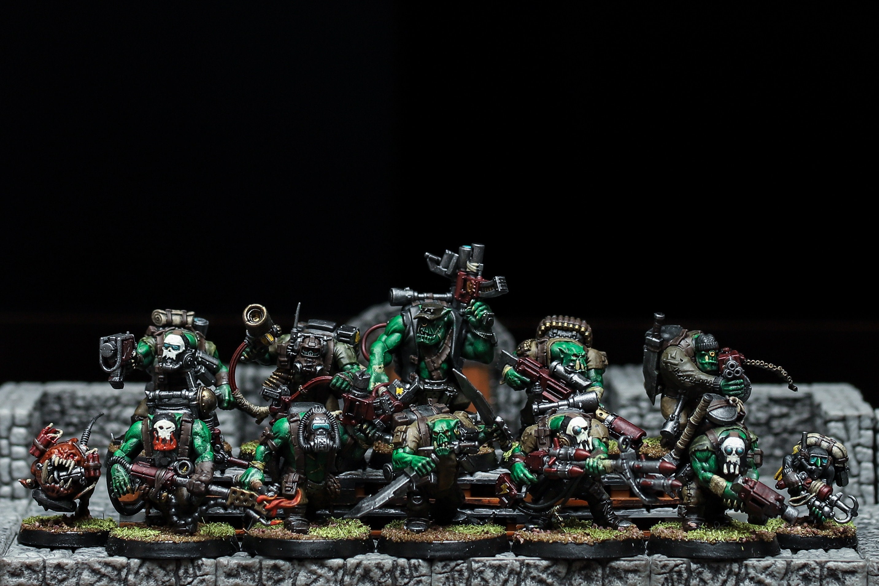 Kill Team: Ork Kommandos - Orks Pro Painted Warhammer 40K Miniatures **COMMISSION**
