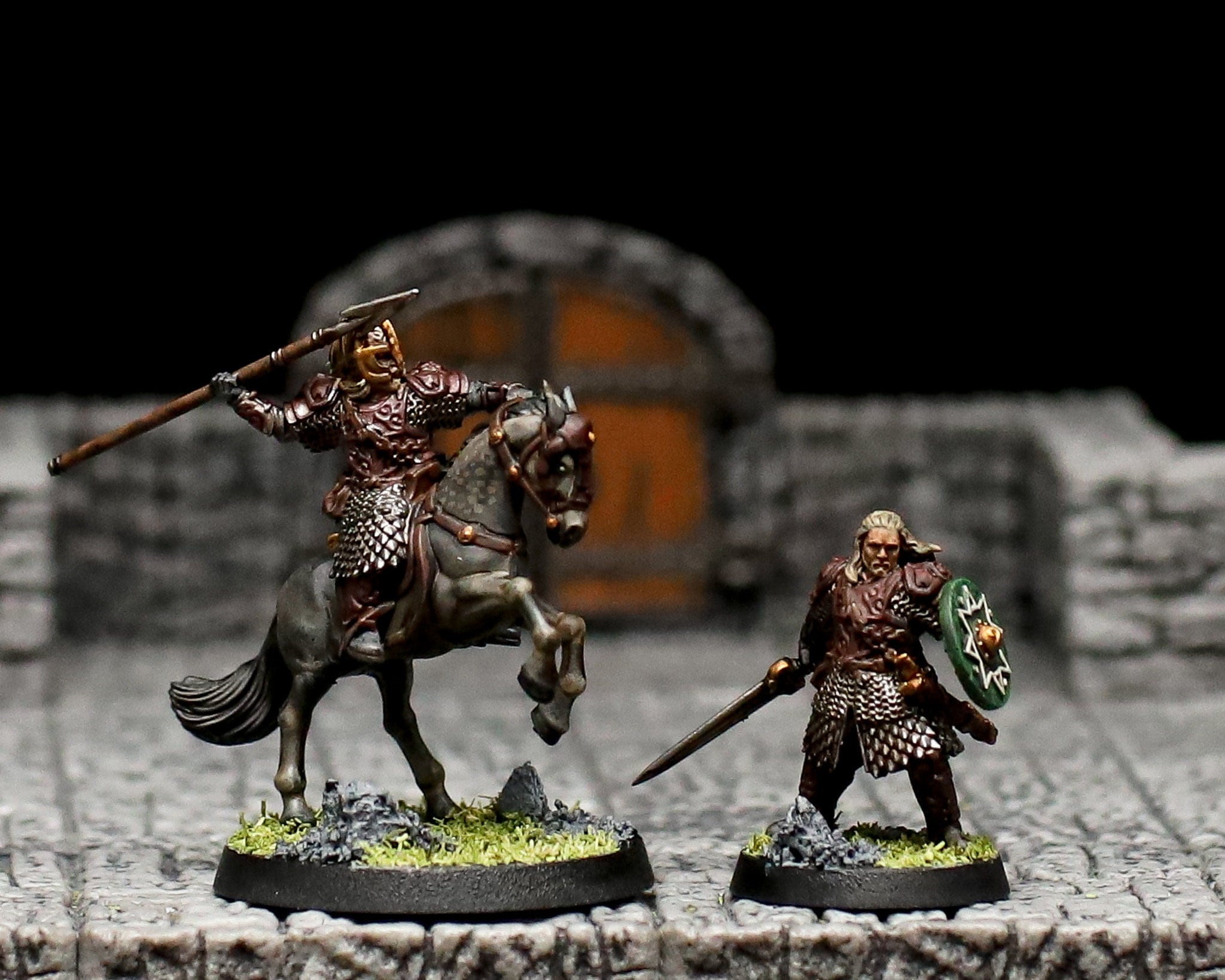 Figurine Eowyn Of Rohan – Peinte Par Pro – Lord Of The Rings Warhammer – MESBG