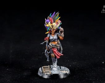 Kria the Huntress - House Escher - Pro Painted Necromunda Miniatures **COMMISSION**