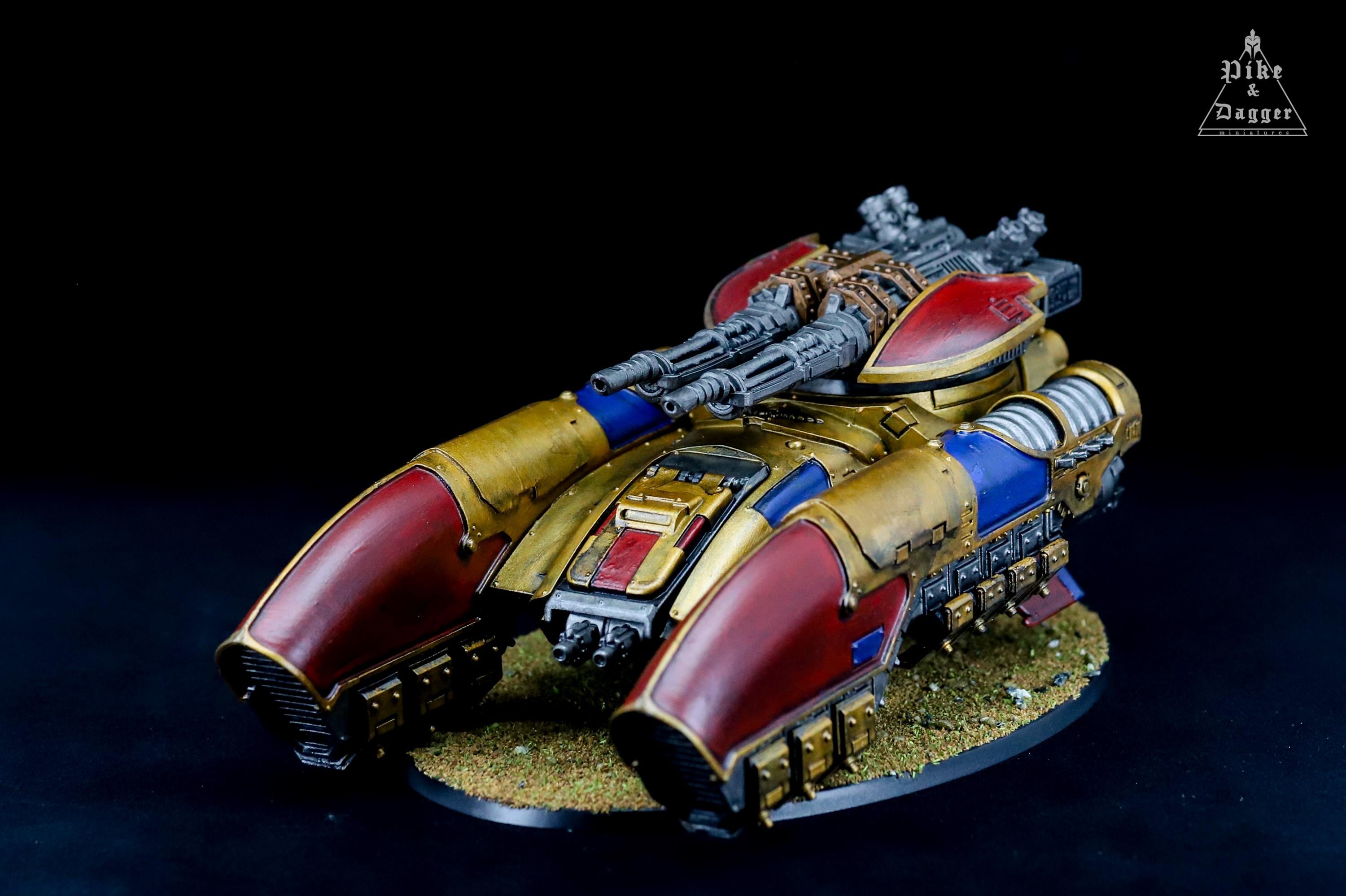 Caladius Grav-tank Annihilator- Adeptus Custodes - Pro Painted