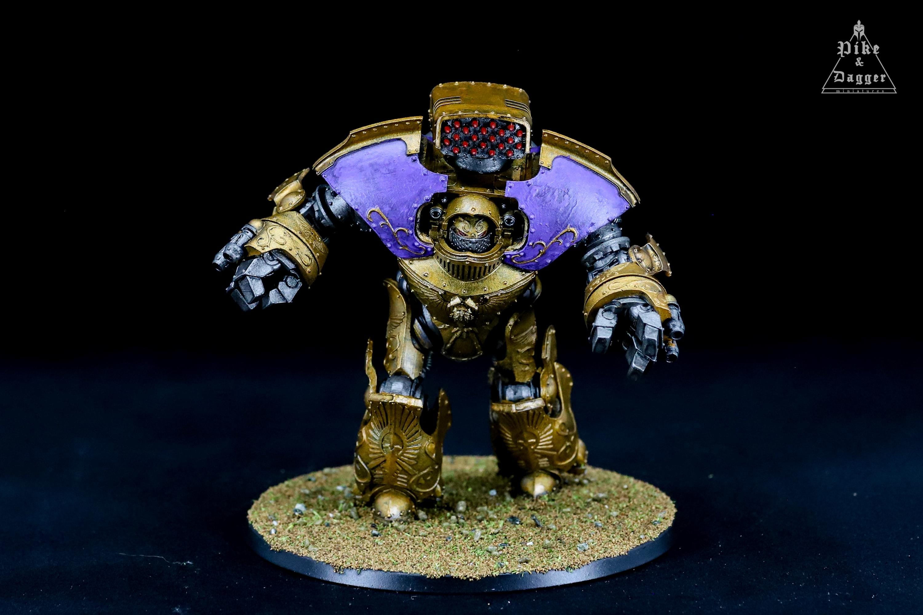 Telemon Heavy Dreadnought - Adeptus Custodes - Pro Painted 
