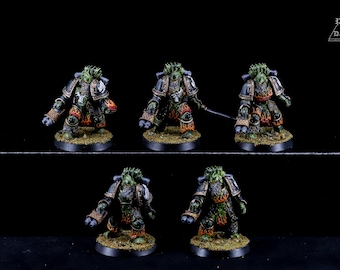 Pyroclasts - Space Marines: Salamanders - Pro Painted Warhammer The Horus Heresy Miniatures **COMMISSION**