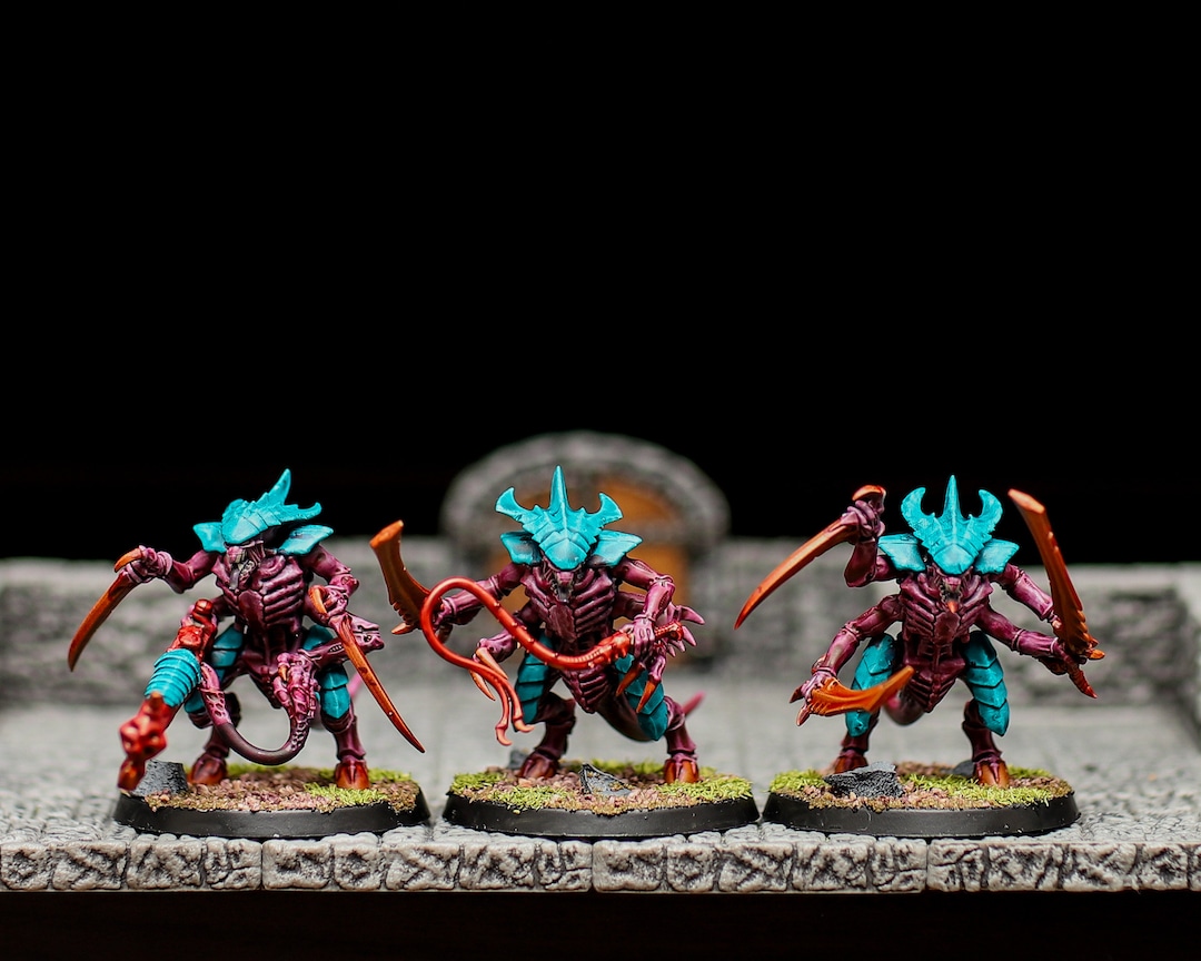 ティラニッド戦士 - ティラニッド - プロがペイントしたウォー