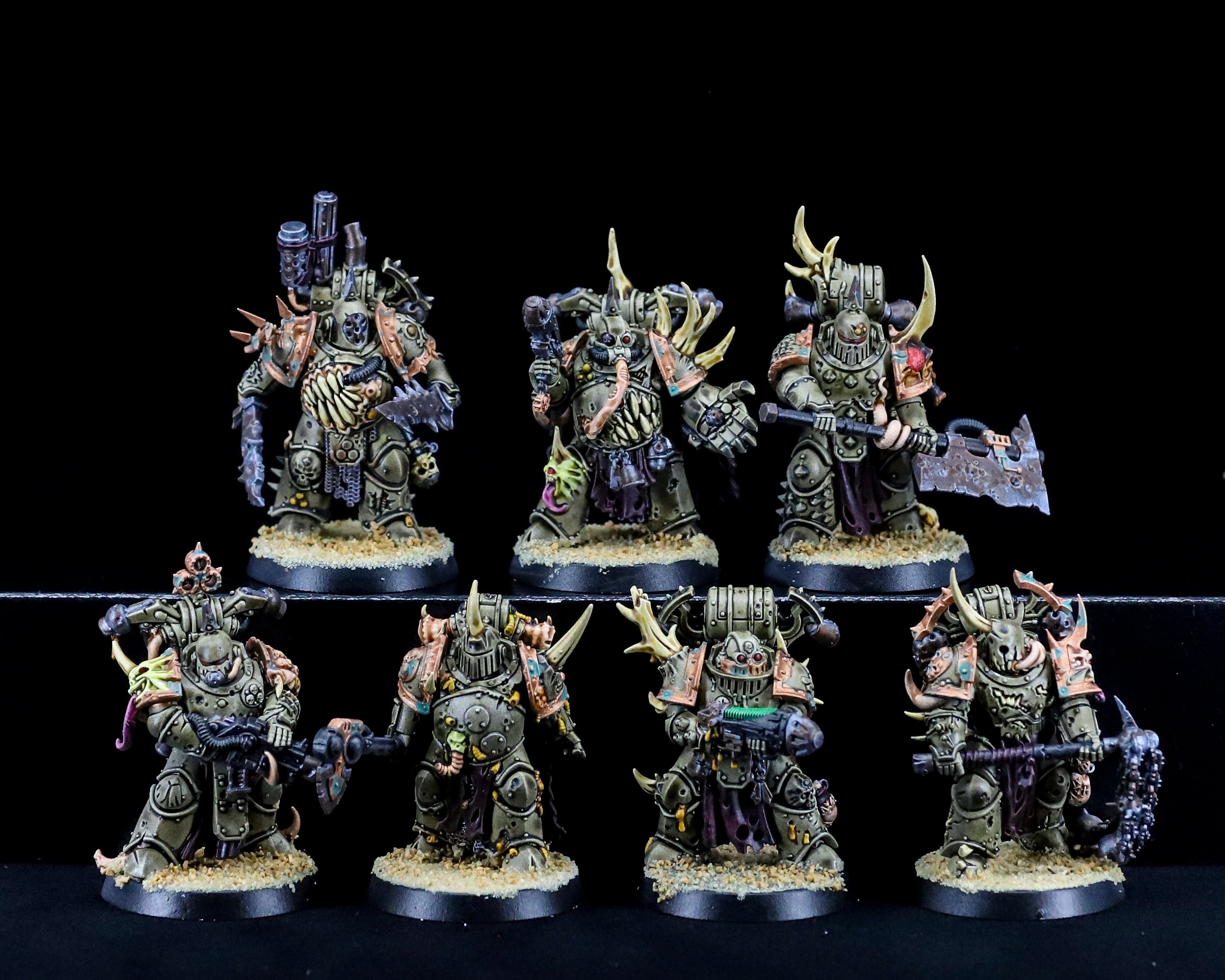 Plague Marines - Death Guard - Pro Painted Warhammer 40K