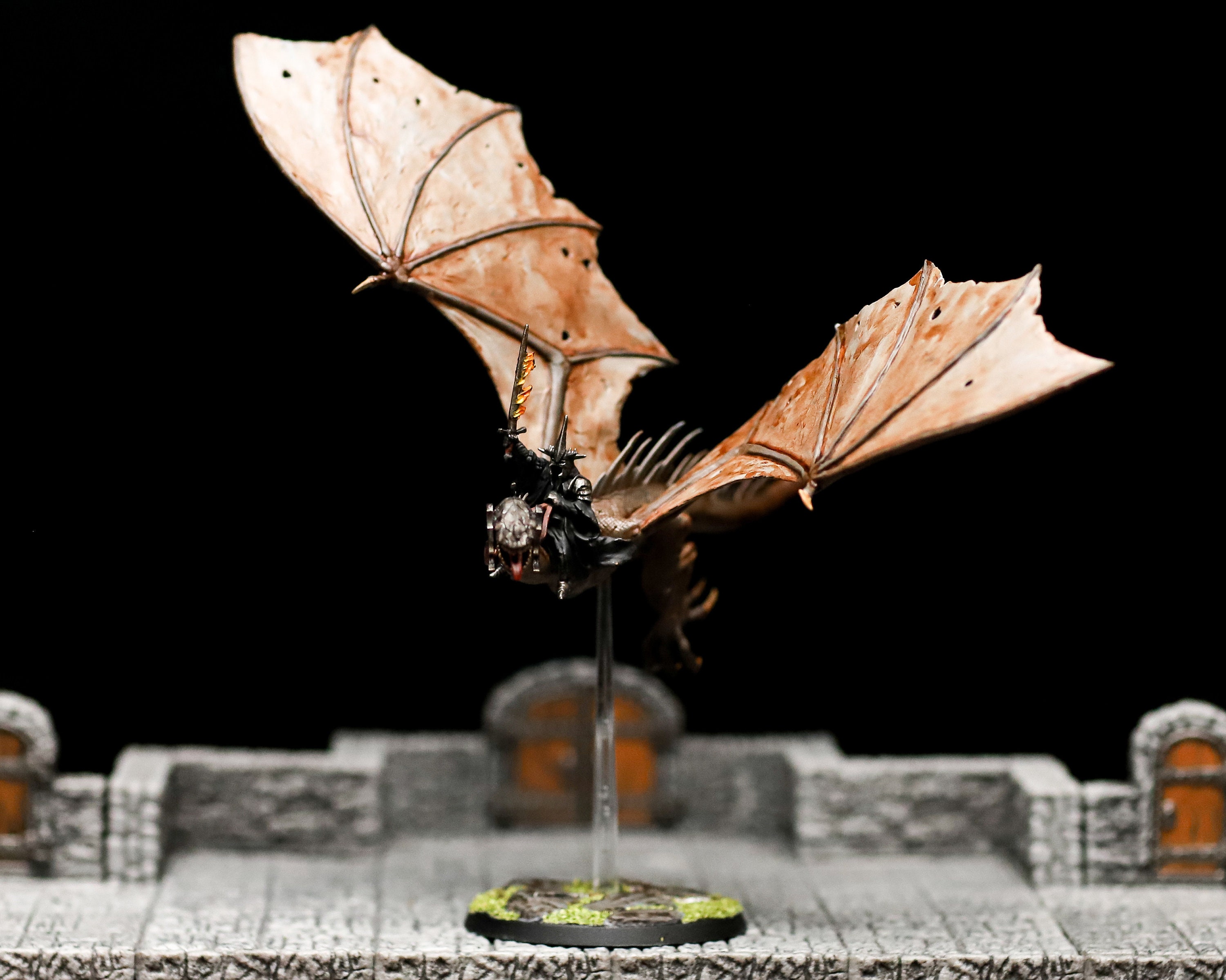 Nazgul Ailé (Winged Nazgul) – Games Workshop – Warhammer Le Seigneur Des Anneaux – Figurine Plastique – Occasion