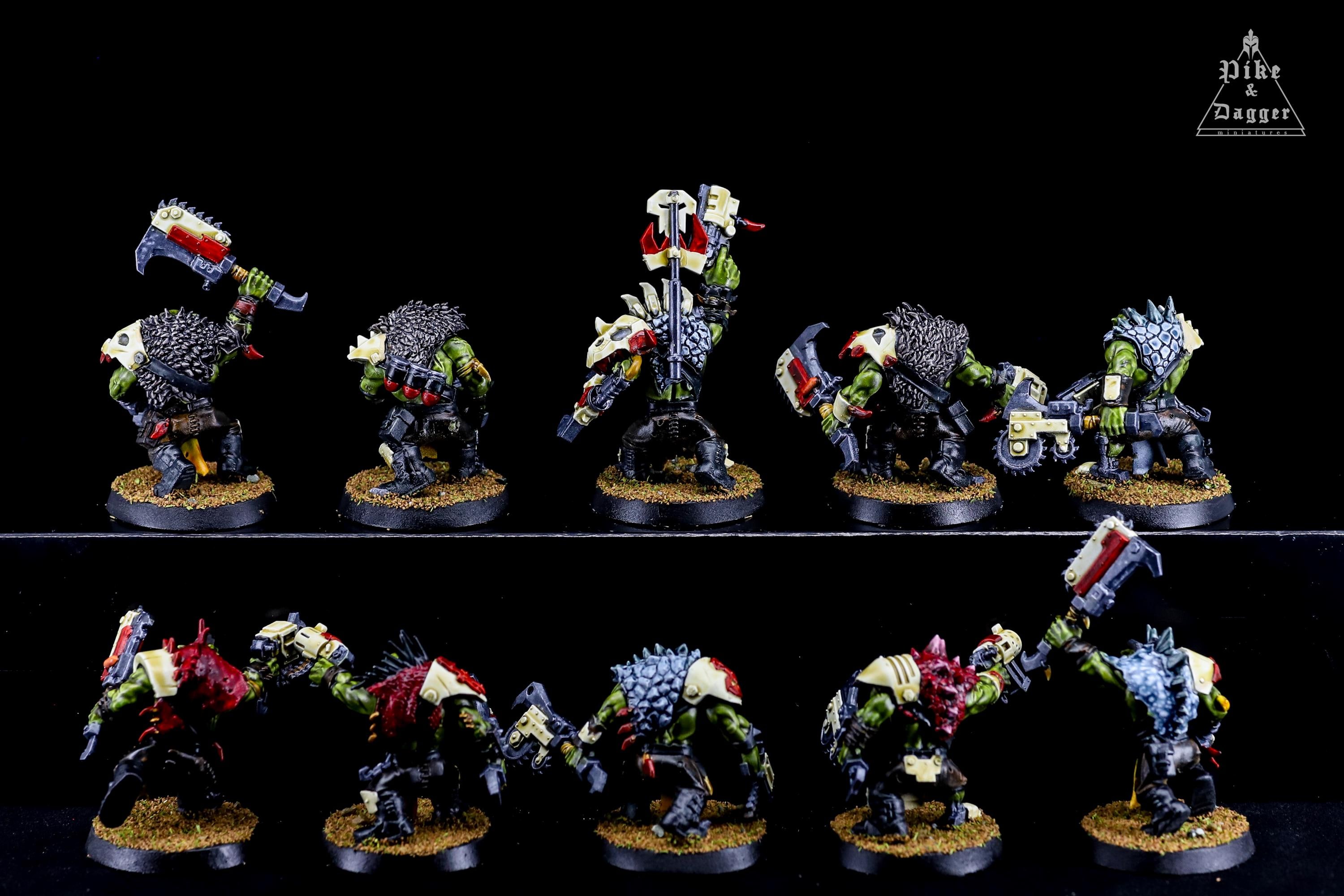 Beast Snagga Boyz - Orks - Pro Painted Warhammer 40K Miniatures