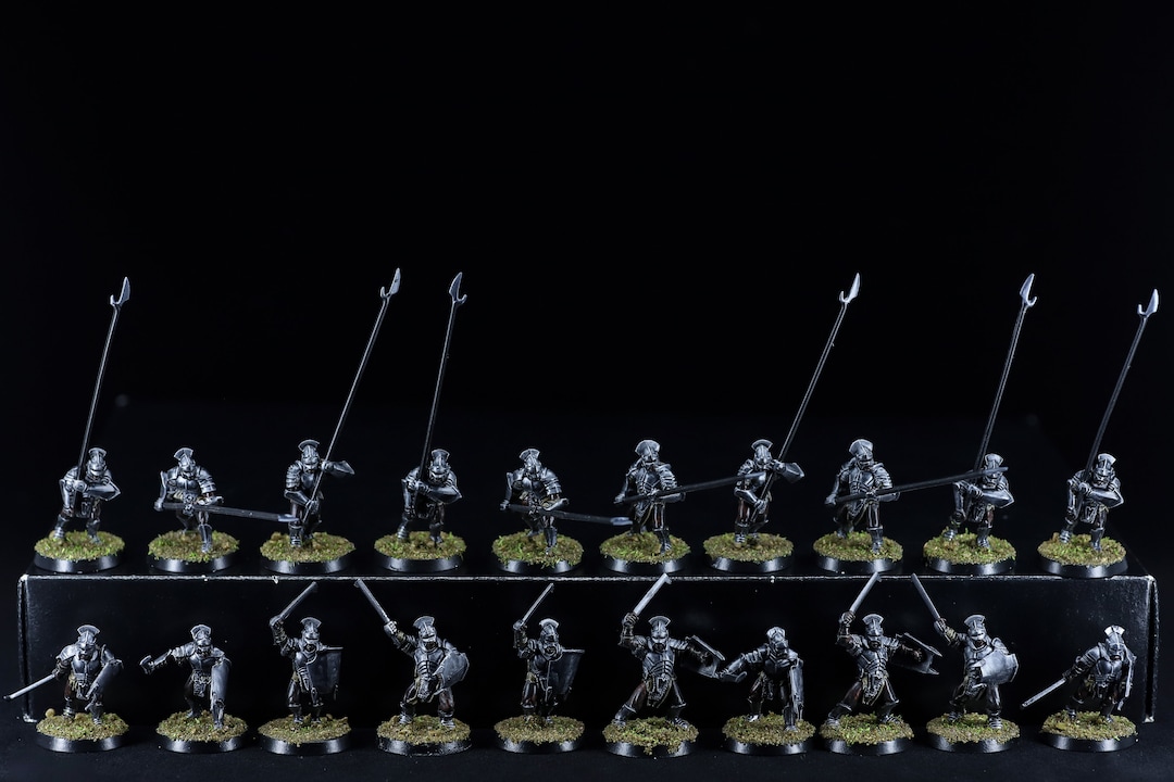 Uruk Hai Warriors - Isengard - Pro Painted Lord of the Rings Miniatures ...