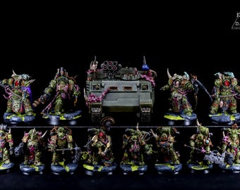 Combat Patrol: Death Guard - Death Guard - Pro Painted Warhammer 40K Miniatures **COMMISSION**