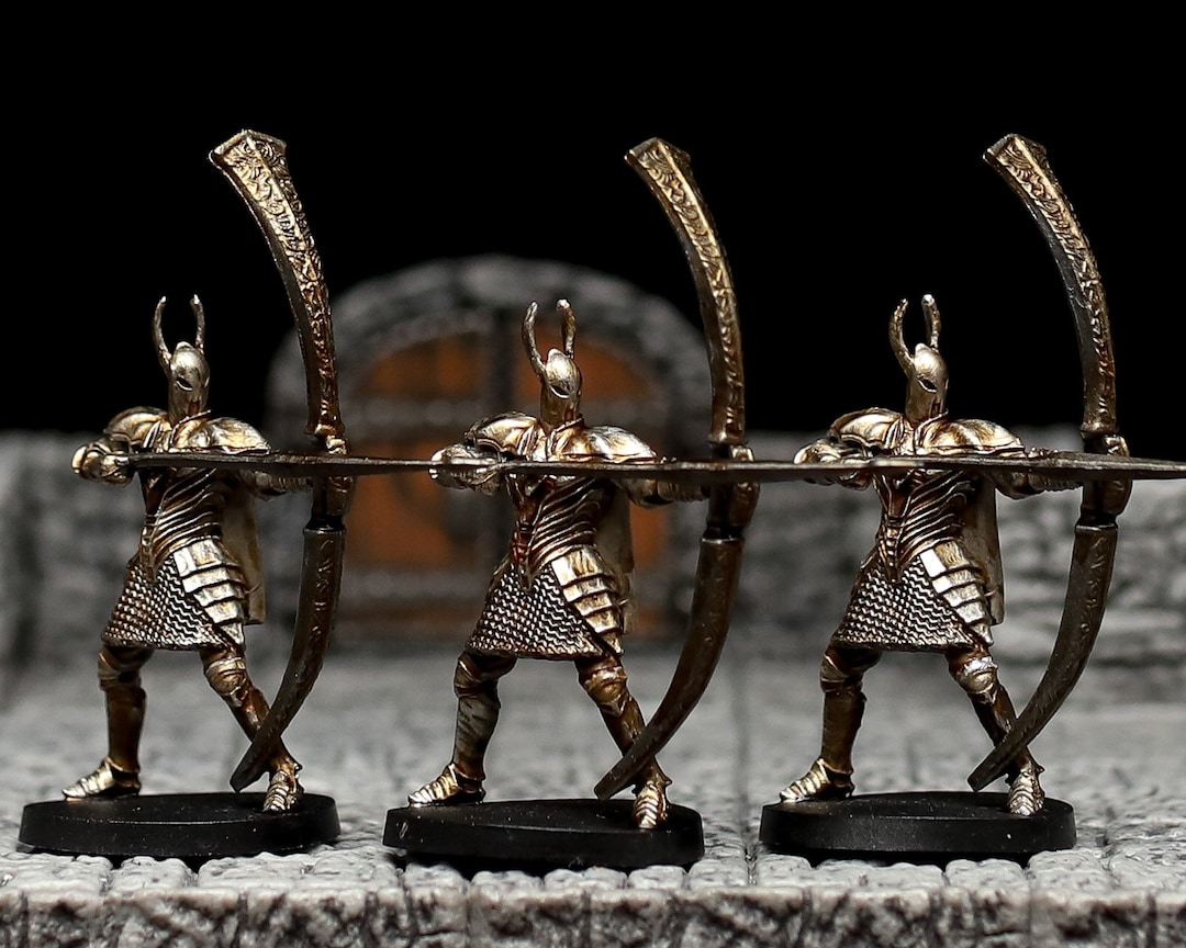 Silver Knight Greatbowmen X4 Pro Painted Dark Souls Etsy