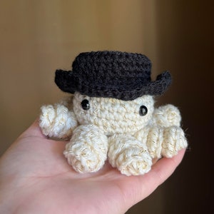 Crochet Mini Top Hat Accessory - OCTOPUS NOT INCLUDED