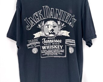 Vintage 90's Jack Daniels Whiskey T-shirt, Size XL, Single Stitch